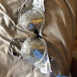 Victoria’s Secret Silver sequin bra